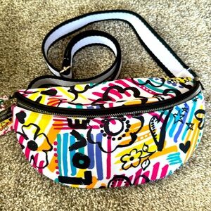 Brighton Graffiti Love Crossbody Belt Bag Fanny Pack Waist Bag